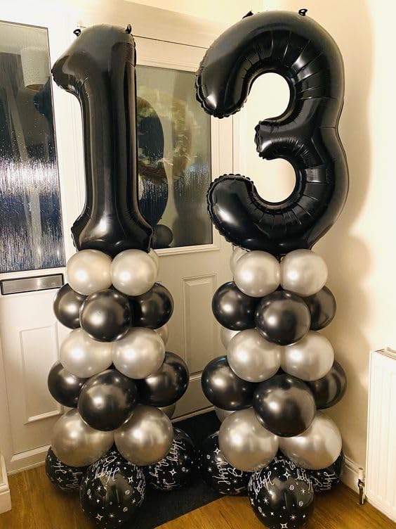 Black 13 Balloon - Image 3