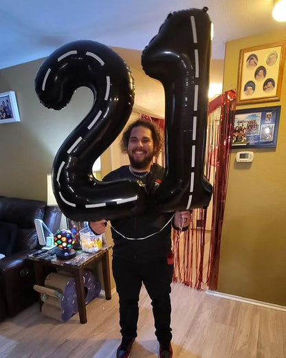 Race Car Number 6 Balloon 40 Inch - Image 7