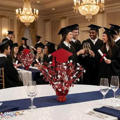 PMU Graduation Centerpieces for Table 2026, Grad Balloon Weight Centerpiece - Image 9