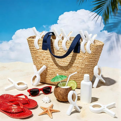 10 Pack Large Beach Towel Clips - Image 7