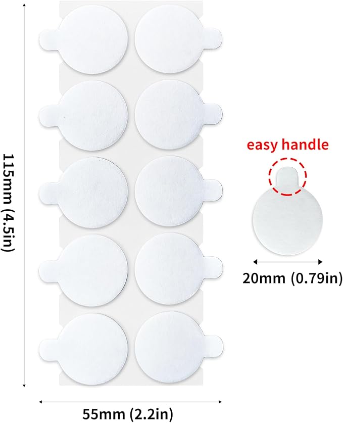 JIEHENG 500Pcs Double Sided Dot Stickers Removable, 0.8" Adhesive Putty Stickers - Image 3