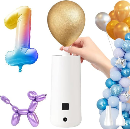 Balloon Pump Electric Air Pump for Balloons Portable Balloon Inflators Blower by 3T6B