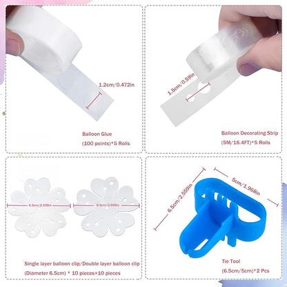 Balloon Arch Garland Kit, 82ft Balloon Garland Strips - Image 2