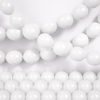White Linking Balloons by Hapmori