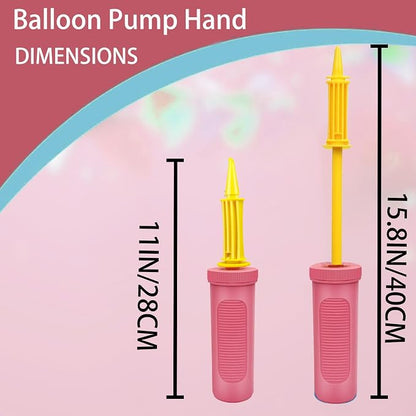Balloon Hand Pump, Balloon Pump Hand Two-Way Dual Action, Air Pump - Image 2