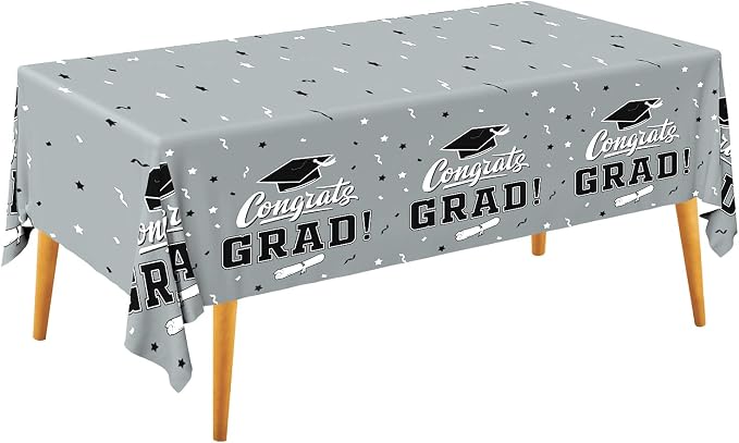 Graduation Party Decorations, Gongrats Grad Tablecover by Gatherfun