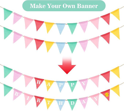 G2PLUS Pennant Banner, Triangle Flag Bunting and Decorative Garland, 65Ft | - Image 4