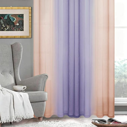 DWCN Ombre Sheer Curtains - Image 6