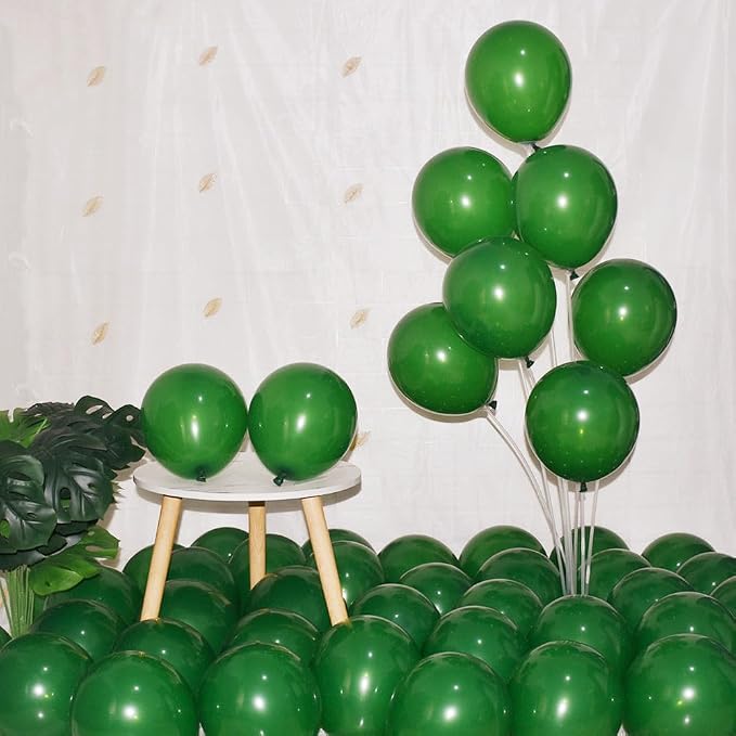 400 Pack Green Balloons 5 Inch Dark Green Latex Mini Small Balloon by BAOKUANHU