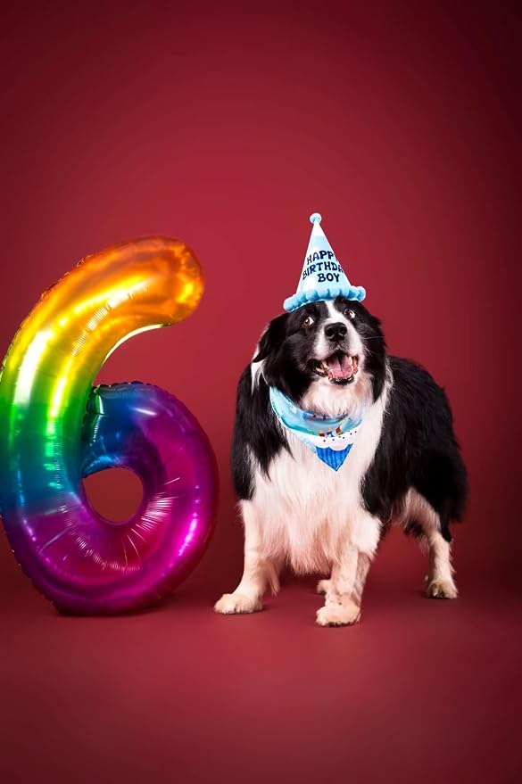 Rainbow Number 1 Balloon 40 Inch Rainbow 1 Balloon Giant Helium Foil Number 0 - Image 6