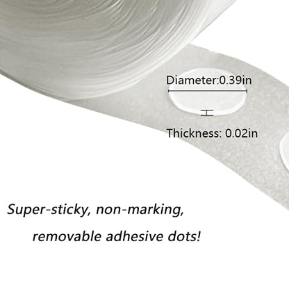 Two-Sided Adhesive Dots for Crafts, Holiday Party Decorations, Clean Removable - Image 2