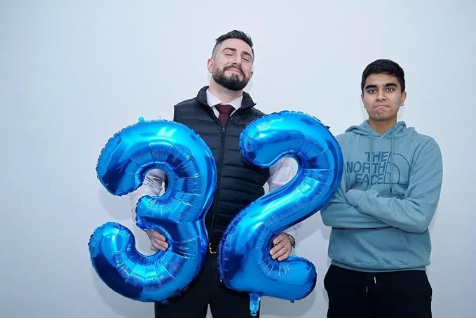 Navy Blue 30 Balloon - Image 4