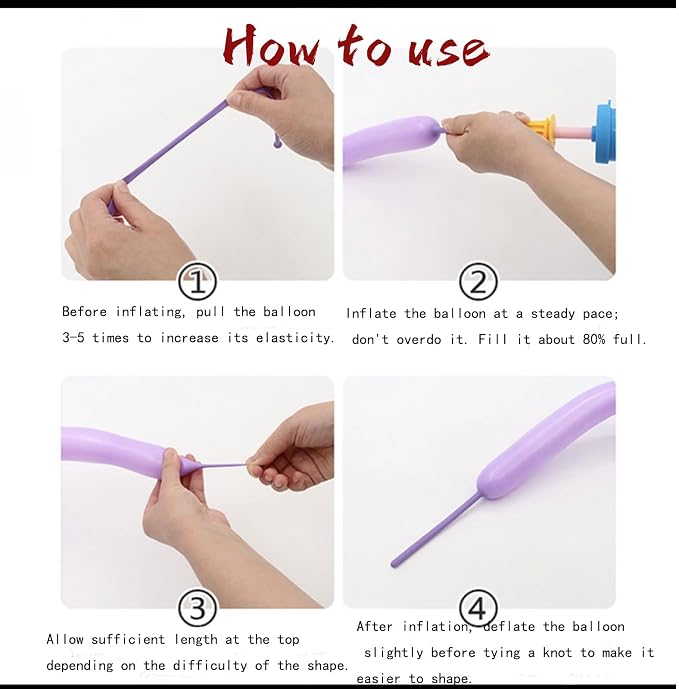 Balloon Hand Pump, Balloon Pump Hand Two-Way Dual Action, Air Pump - Image 4