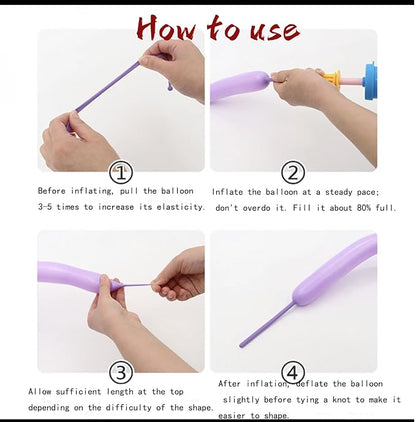 Balloon Hand Pump, Balloon Pump Hand Two-Way Dual Action, Air Pump - Image 4