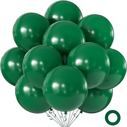 18 Inch Dark Green Balloons, Baby Shower, Birthday Party and Event Decoration by KALOR