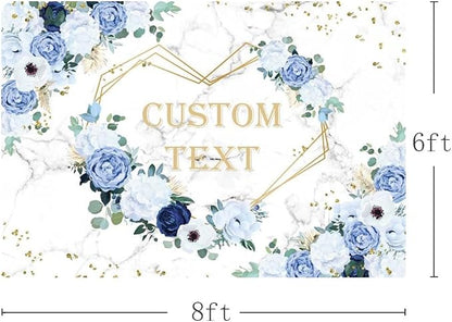 AIBIIN 8x6ft Mr and Mrs Custom Backdrop - Image 2