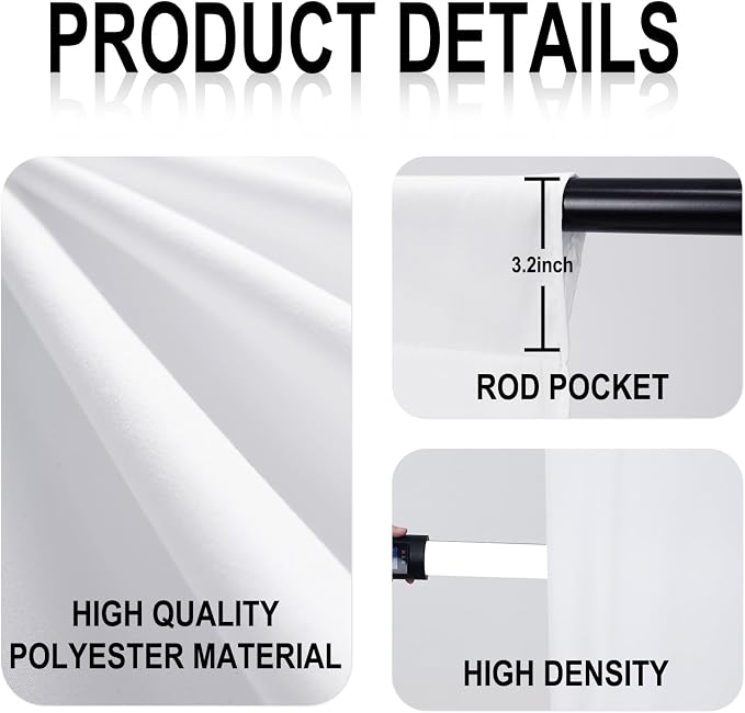 GFCC 10FTx20FT White Backdrop Background - Image 3