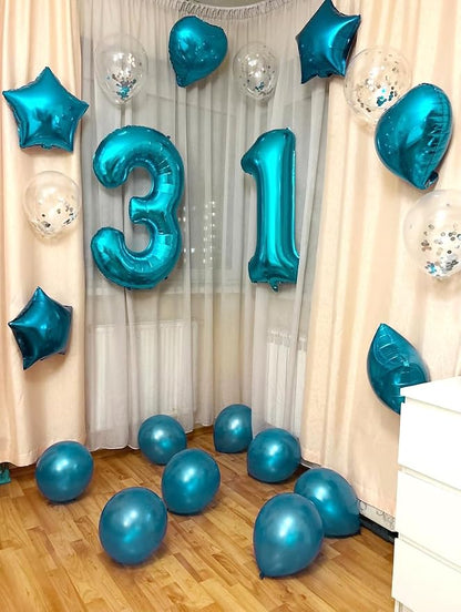 LightBlue 7 Balloon - Image 3