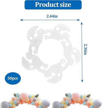 50PCS Balloon Arch Clips，Plastic Balloon Clips - Image 2