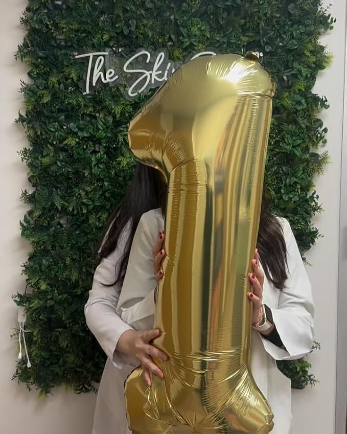 Champagne Gold Number 1 Balloon 40 Inch - Image 4