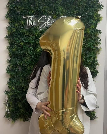 Champagne Gold Number 1 Balloon 40 Inch - Image 4