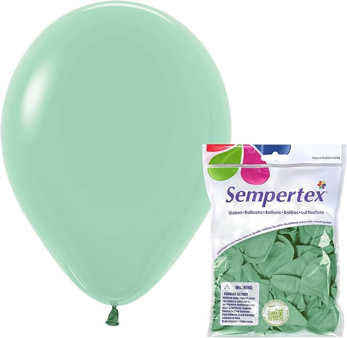 Sempertex Green Tea Balloons, 11 Inch, vibrant color, by Sempertex