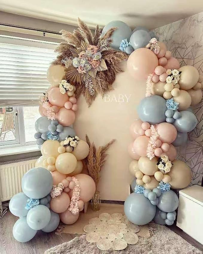 Gender Reveal Balloons Garland Arch Kit 154Pcs - Image 6