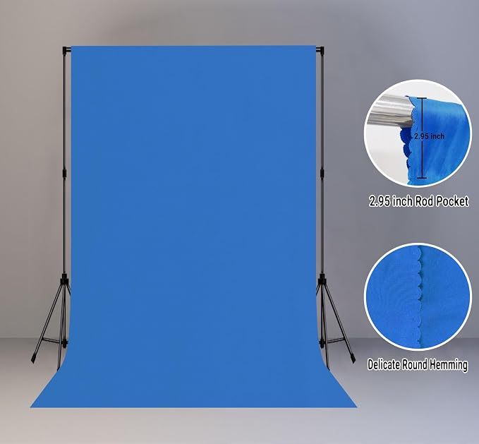 Royal Blue Photography Backdrop - Image 6
