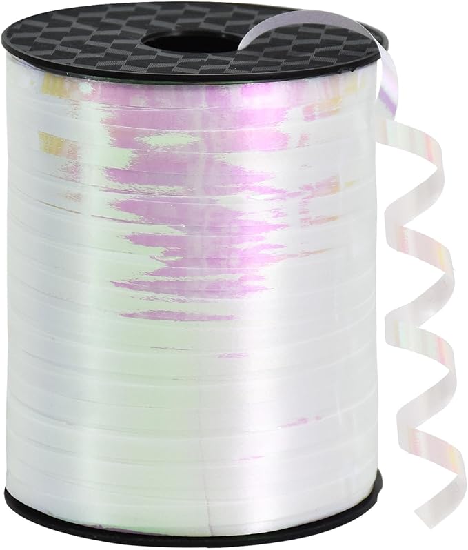 BEISHIDA 500 Yards White Ribbons Curling Ribbon 5mm by Beishida