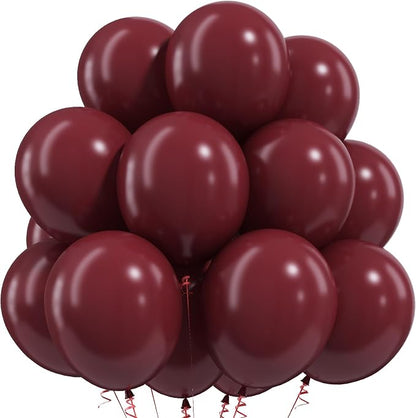 Burgundy Balloons by Togvu