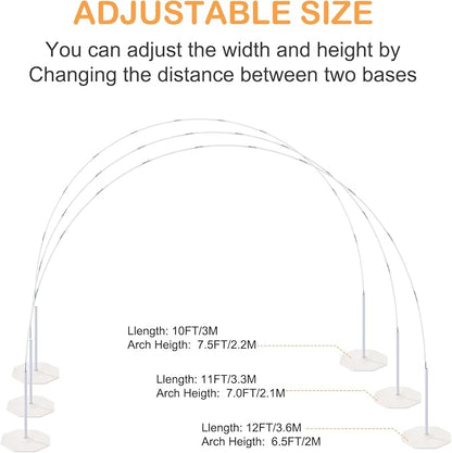 New Upgrades Balloon Arch Kit, 9FT Height&10FT Width Adjustable Balloon Arch - Image 5