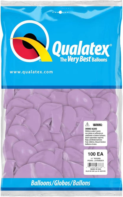 Qualatex 11" Lavender Pearlized Balloons - Image 2