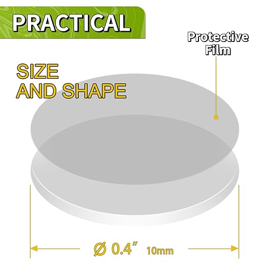Piteno® 500Pcs Double Sided Adhesive Dots, 0.4" Clear Removable Adhesive - Image 2