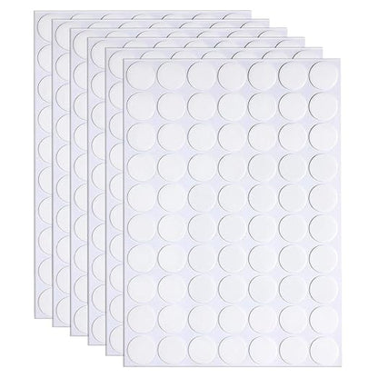 350pcs Transparent Double Sided Sticky Dot Stickers Heavy Duty, 20mm/0.79" by Pormkig