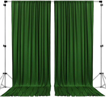 AK TRADING CO. 10 feet x 10 feet Valley Green Polyester Backdrop Drapes by Fabrics%7CEventDecor%7CCrafts%7CUpholsteryFoam