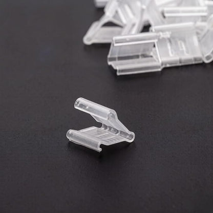 100Pcs Transparent V-Shaped Sealing Balloon Clips - Image 4