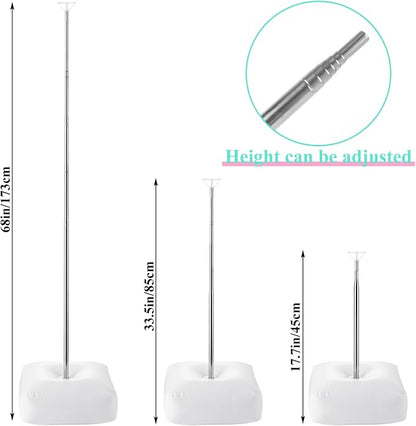 4Pcs Balloon Column Stand, 6.8 Feet Adjustable Balloon Stand, Balloon Holders - Image 2