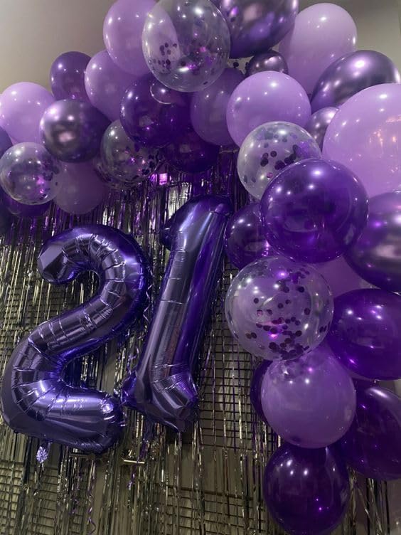 Purple 15 Balloon - Image 3