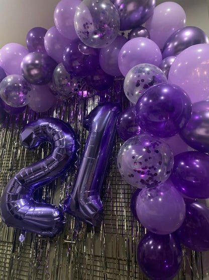 Purple 15 Balloon - Image 3