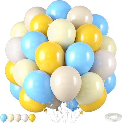 Blue and Yellow Balloons by FunHot