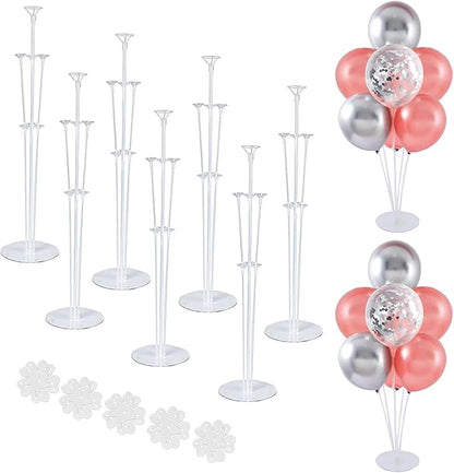 7 Sets Balloon Stand Kits, Balloon Sticks Holder by LOBUBT