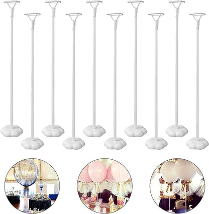10 Sets Balloon Stick Stand, Holder by Sakolla