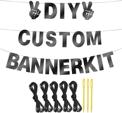 129Pcs Glitter Customizable Banner Kit DIY Custom Letter DIY Happy Birthday - Image 3