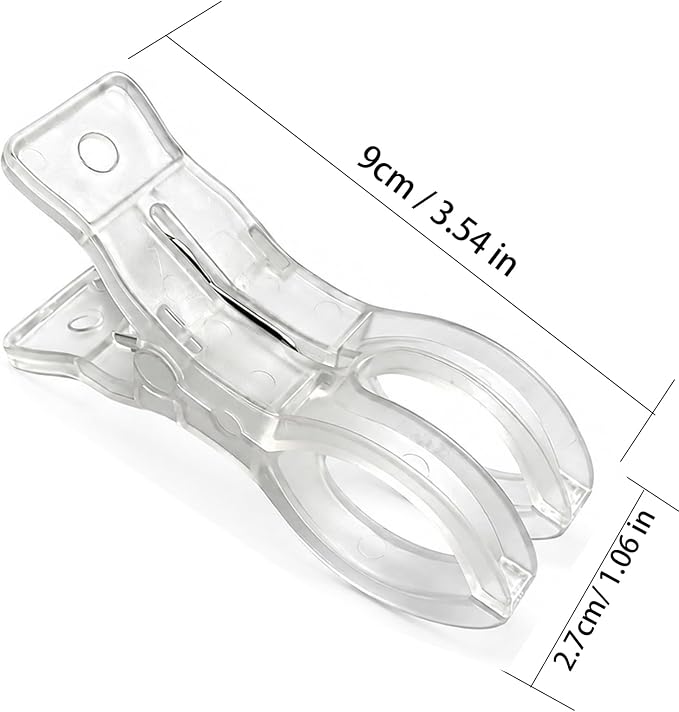 10 Pcs Spring Clamps for Crafts, Balloon Arches & Backdrops 3.5” Clip Set | - Image 2