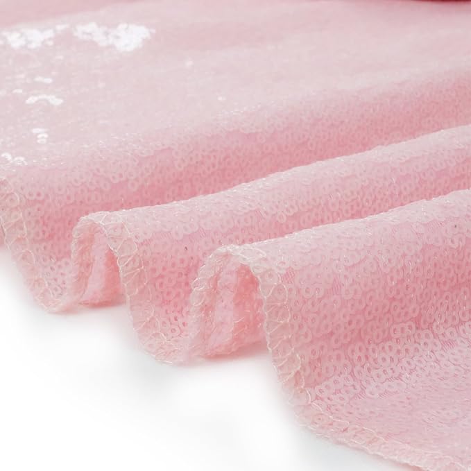 Eternal Beauty Pink 3mm Sequin Backdrop 10x10 Ft - Image 9