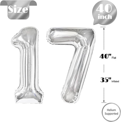 Sliver 17 Balloon - Image 5