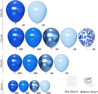 Blue Balloon Arch Kit - Image 2