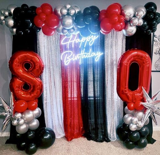 Red Number 0 Balloon 40 Inch - Image 4
