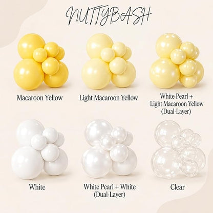 Yellow Balloon Arch Kit for Bee Lemon Birthday Party Decorations | Pastel - Image 4
