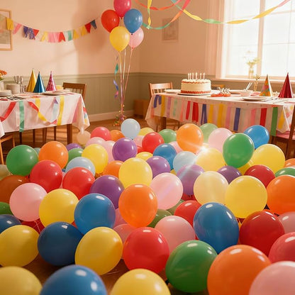 400 Pack Rainbow Balloons - Image 7